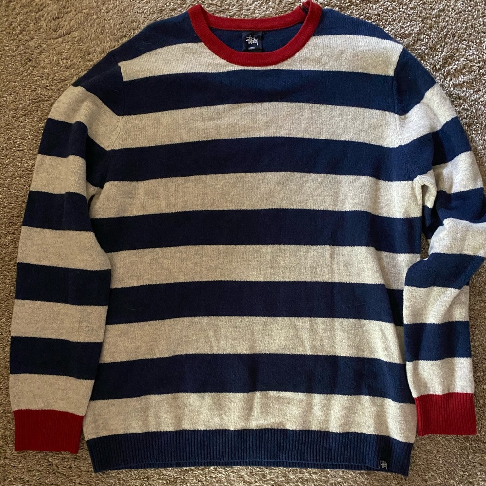 Stussy crew neck sweater